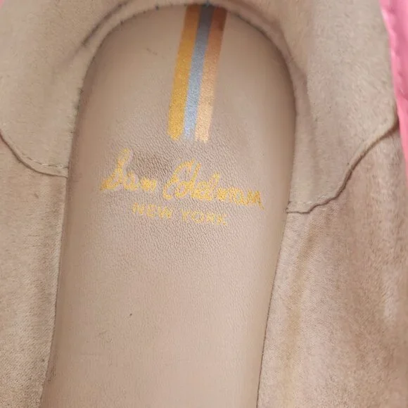 Sam Edelman Felicia Luxe Pink Patent Leather Ballet Flats Bows Coquette Cute 9.5 - Picture 7 of 7